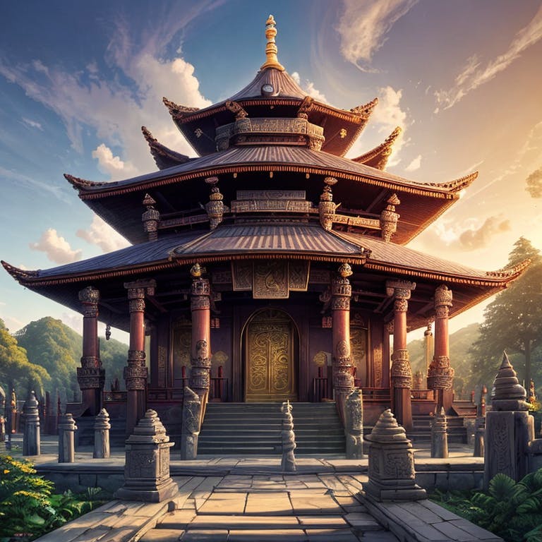 A Magical Temple